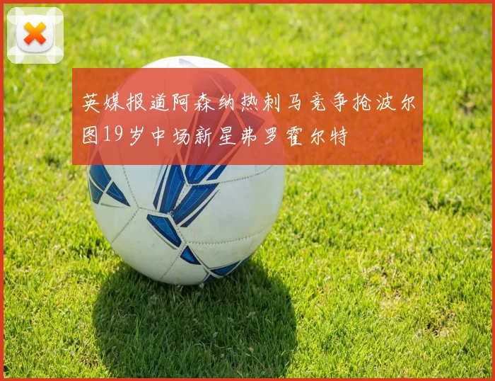 英媒报道阿森纳热刺马竞争抢波尔图19岁中场新星弗罗霍尔特